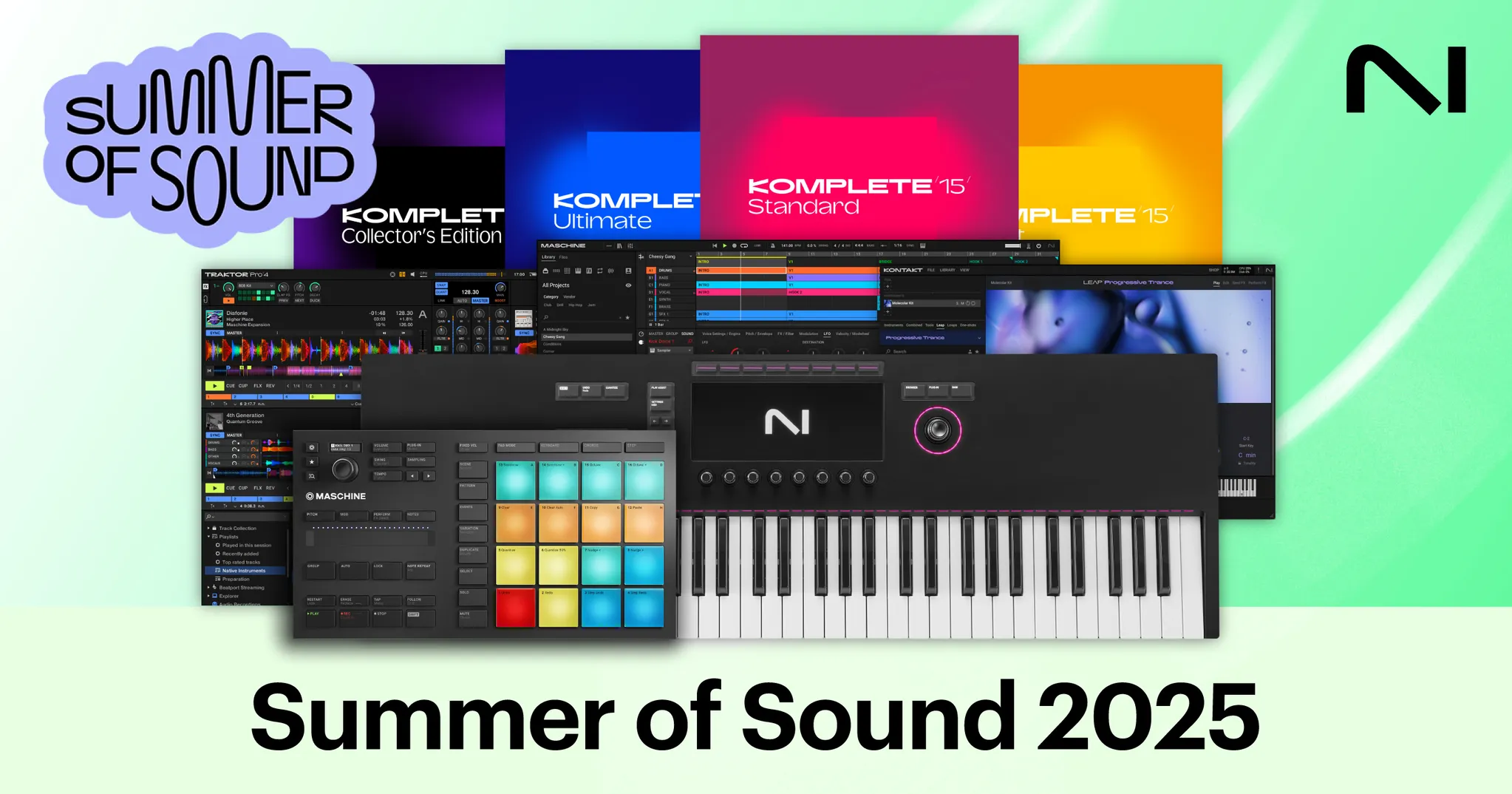 【Native Instruments】シングルプラグインセール Summer of Sound 2025