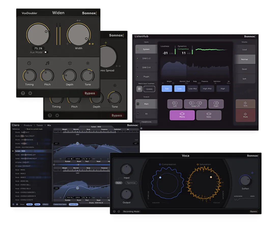 Sonnox Toolbox Bundle｜ClaroやVocaなど即戦力プラグインを収録