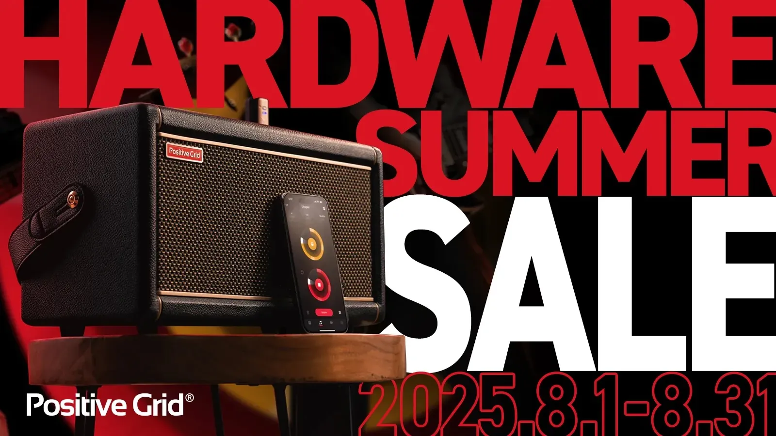 Sparkシリーズが最大18%オフ！Positive Grid Hardware Summer Promo 2025