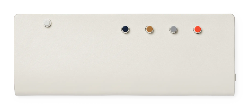 OP-1 field leather wrap white