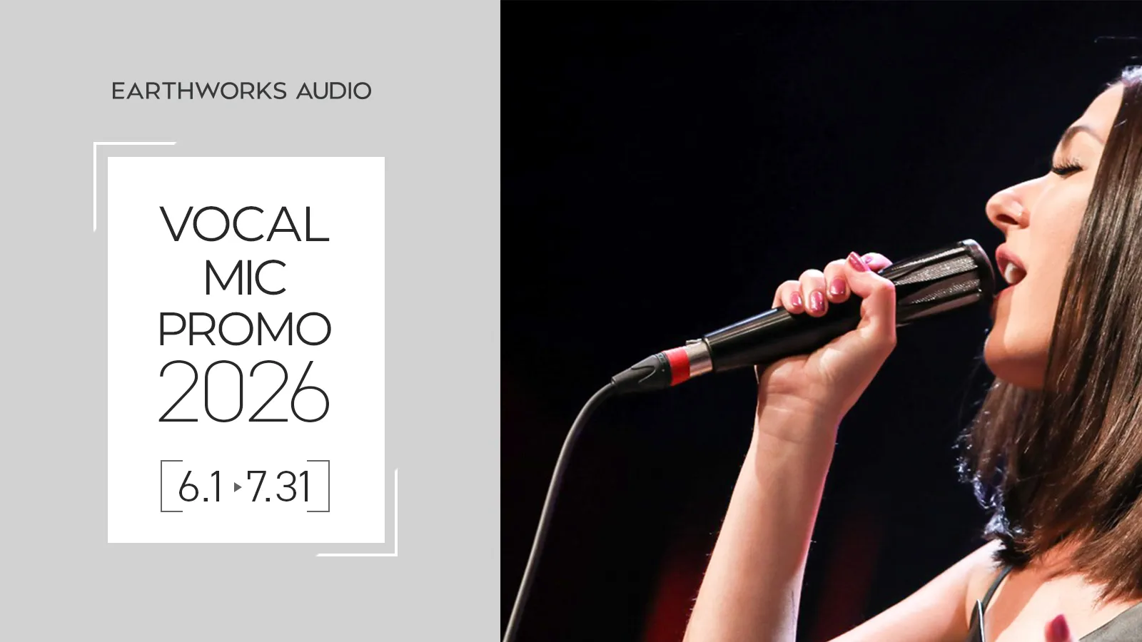 Earthworks Vocal Mic Promo 2026