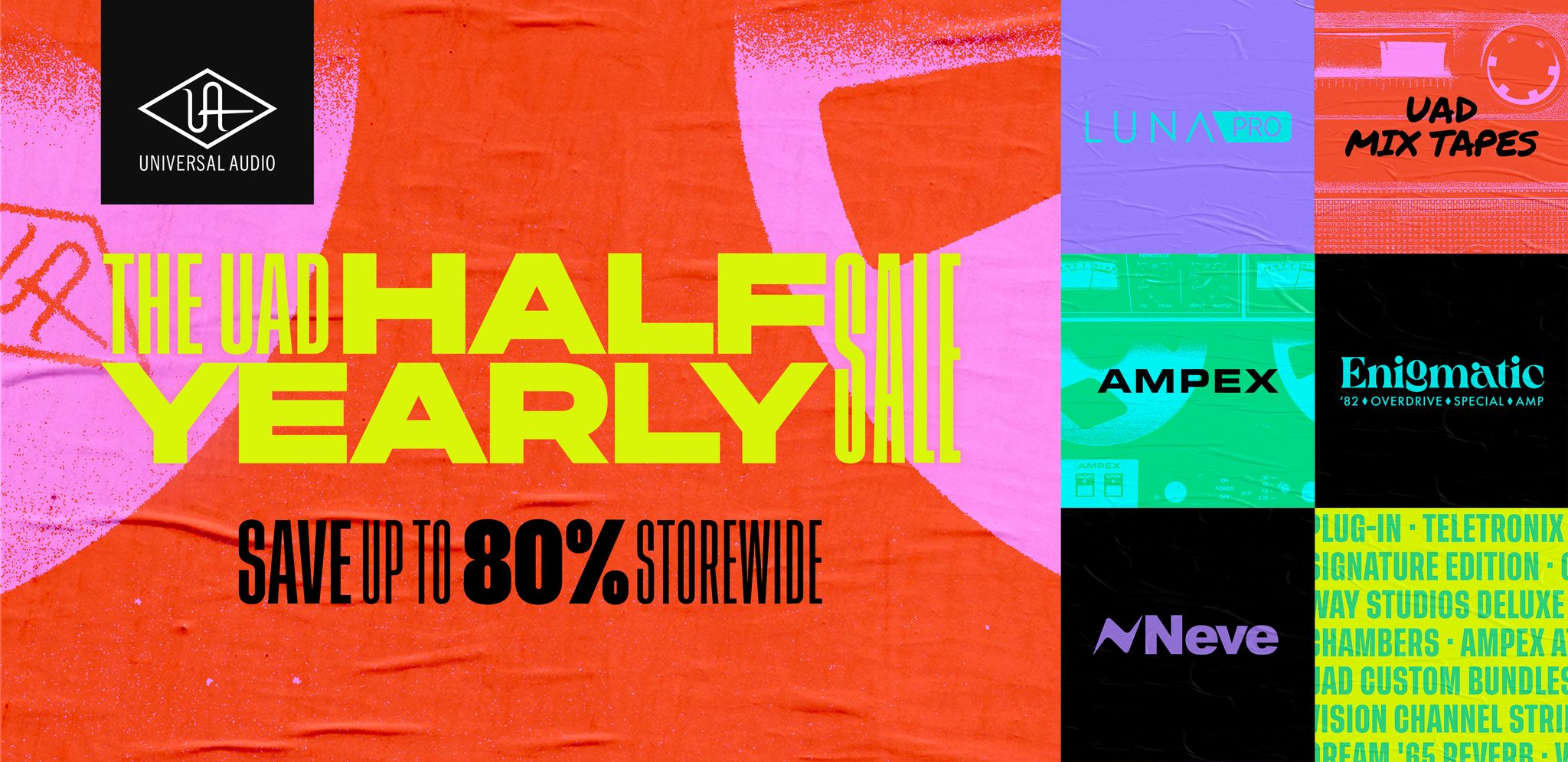最大80%OFF】Universal Audio The UAD Half Yearly Sale（2026年8月2日