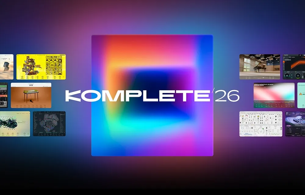 NATIVE INSTRUMENTS KOMPLETE 26〜音楽制作に必要な音源／エフェクト／サウンド素材をまとめた総合制作バンドル