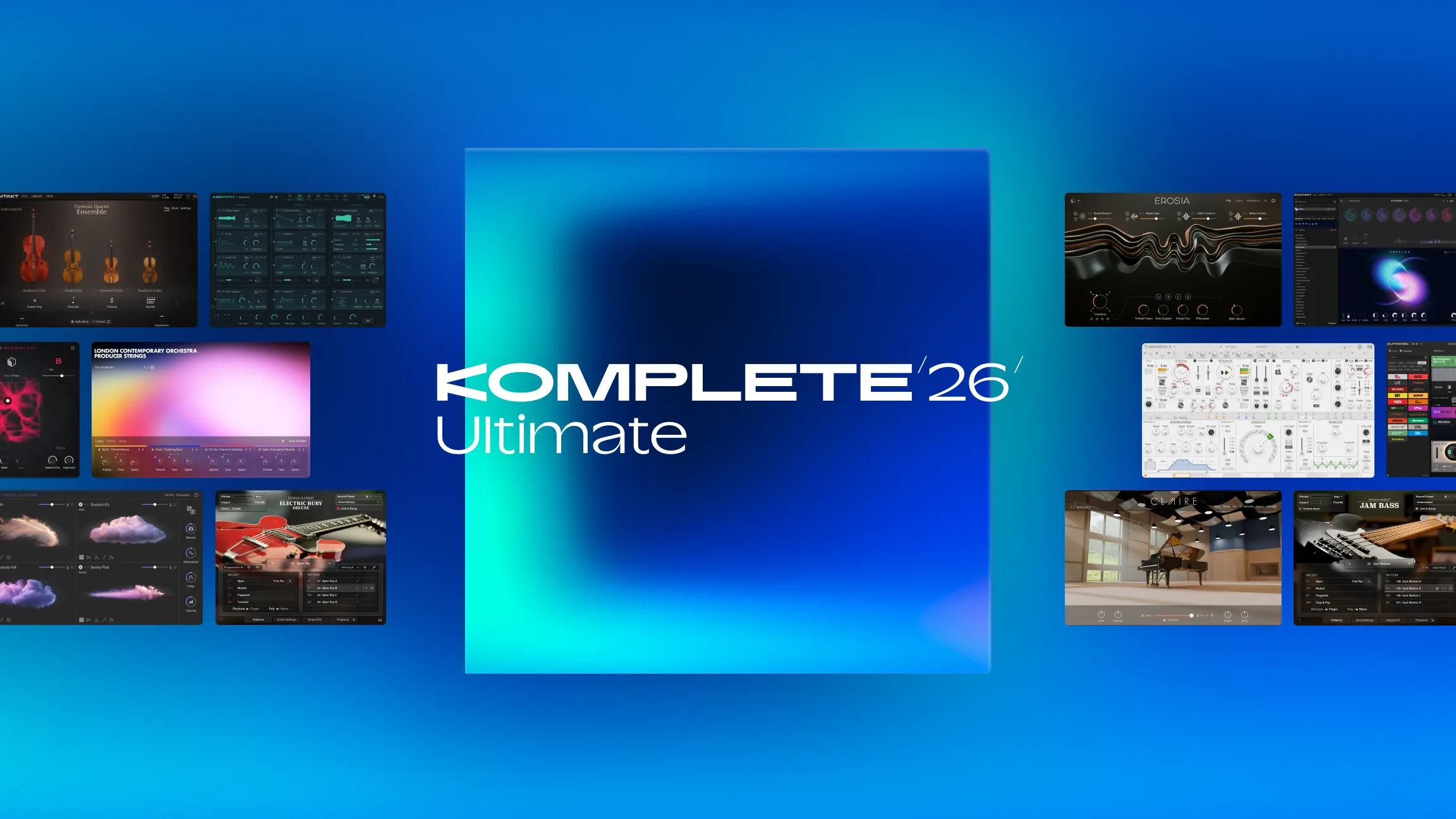 Native Instruments Komplete 26 Ultimate〜より多彩な音源とサウンドデザイン環境を備えた上位エディション