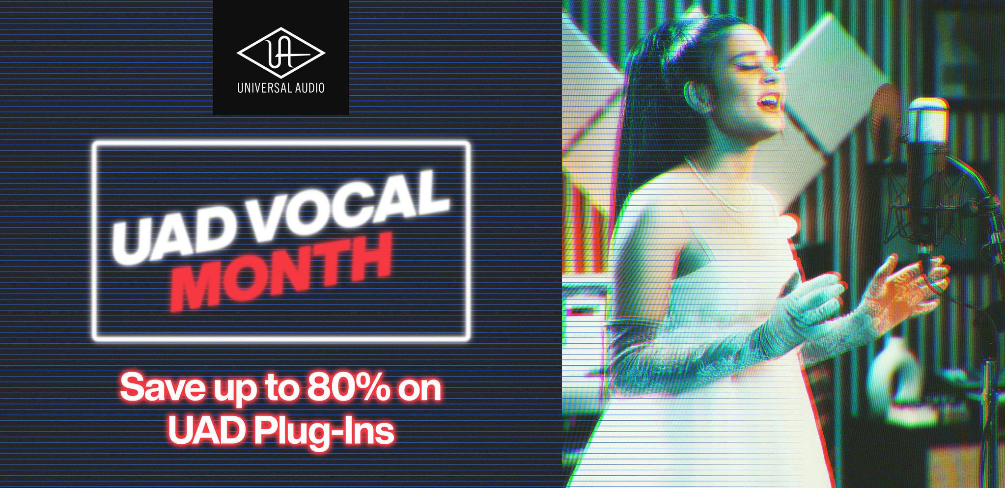 【最大80%オフ】Universal Audio UAD Vocal Month 2026（2026年11月1日まで）